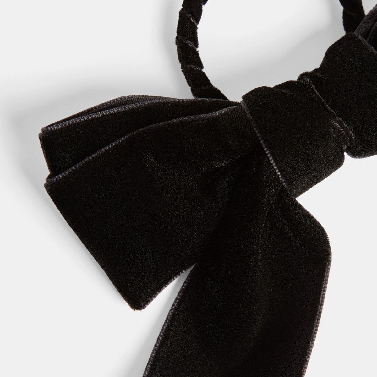 OHS 4 Pack Bow Napkin Rings - Black>