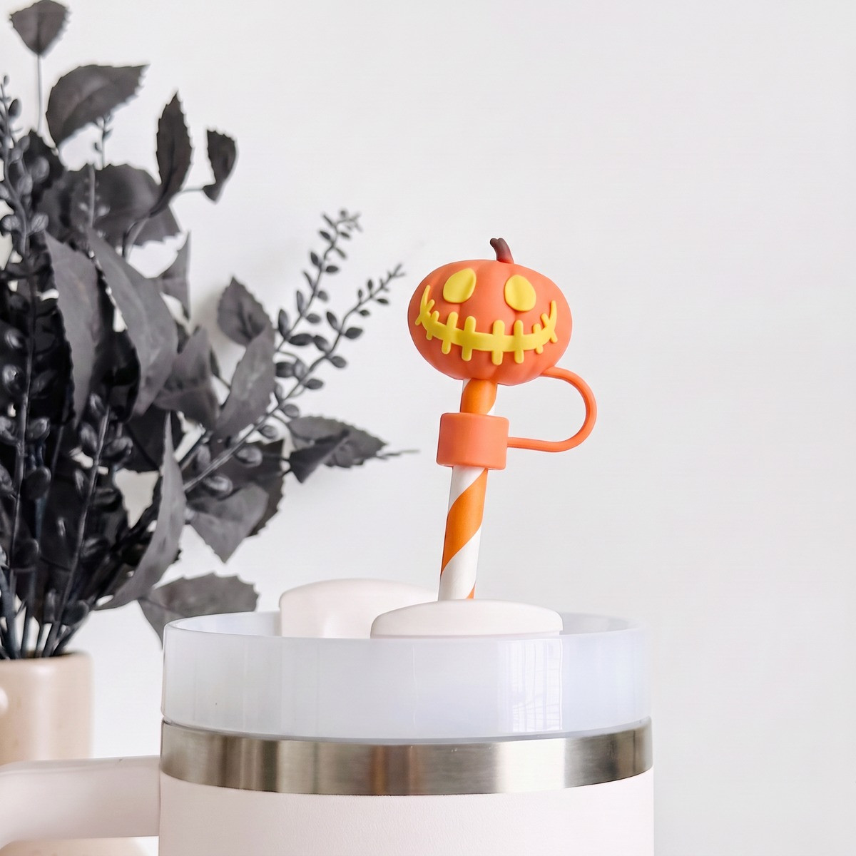OHS 3 Pack Halloween Straw Toppers - Multi>