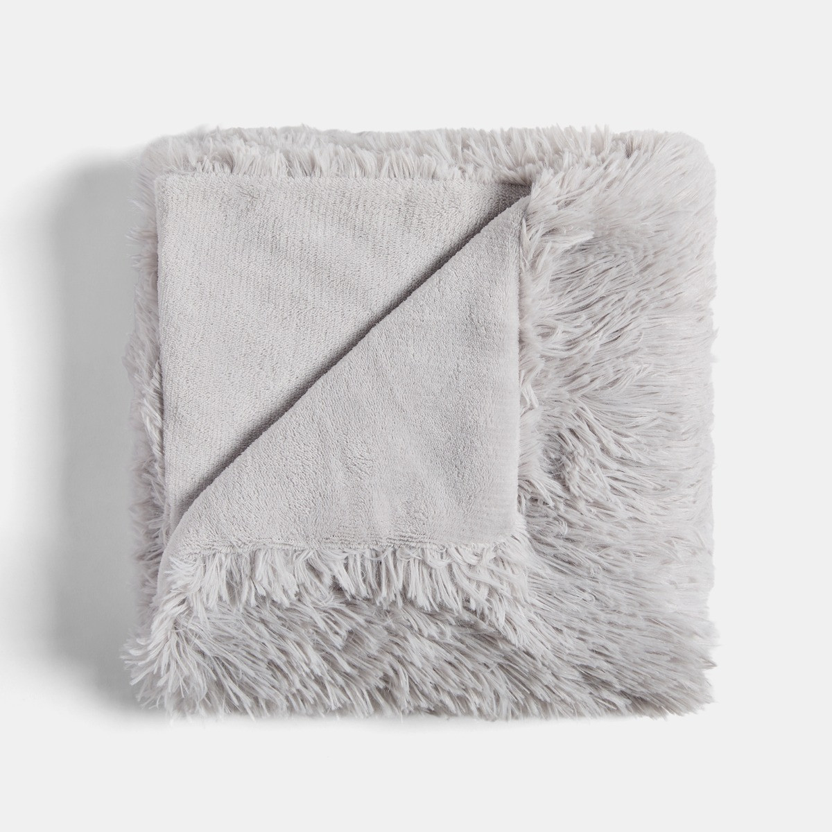 OHS Pet Calming Fluffy Throw - Silver>