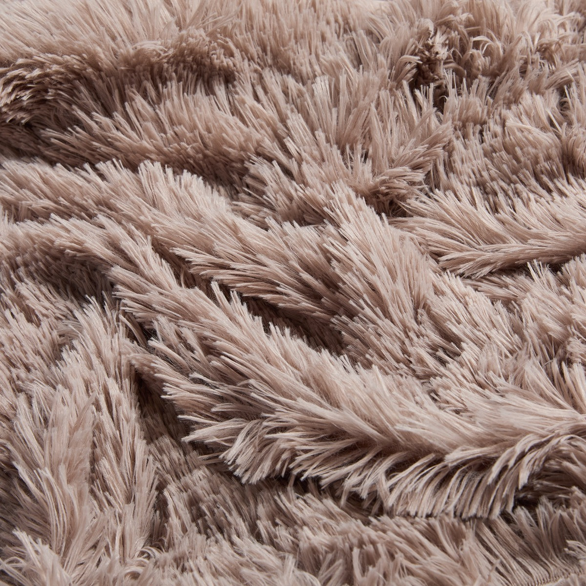OHS Pet Calming Fluffy Throw - Natural>