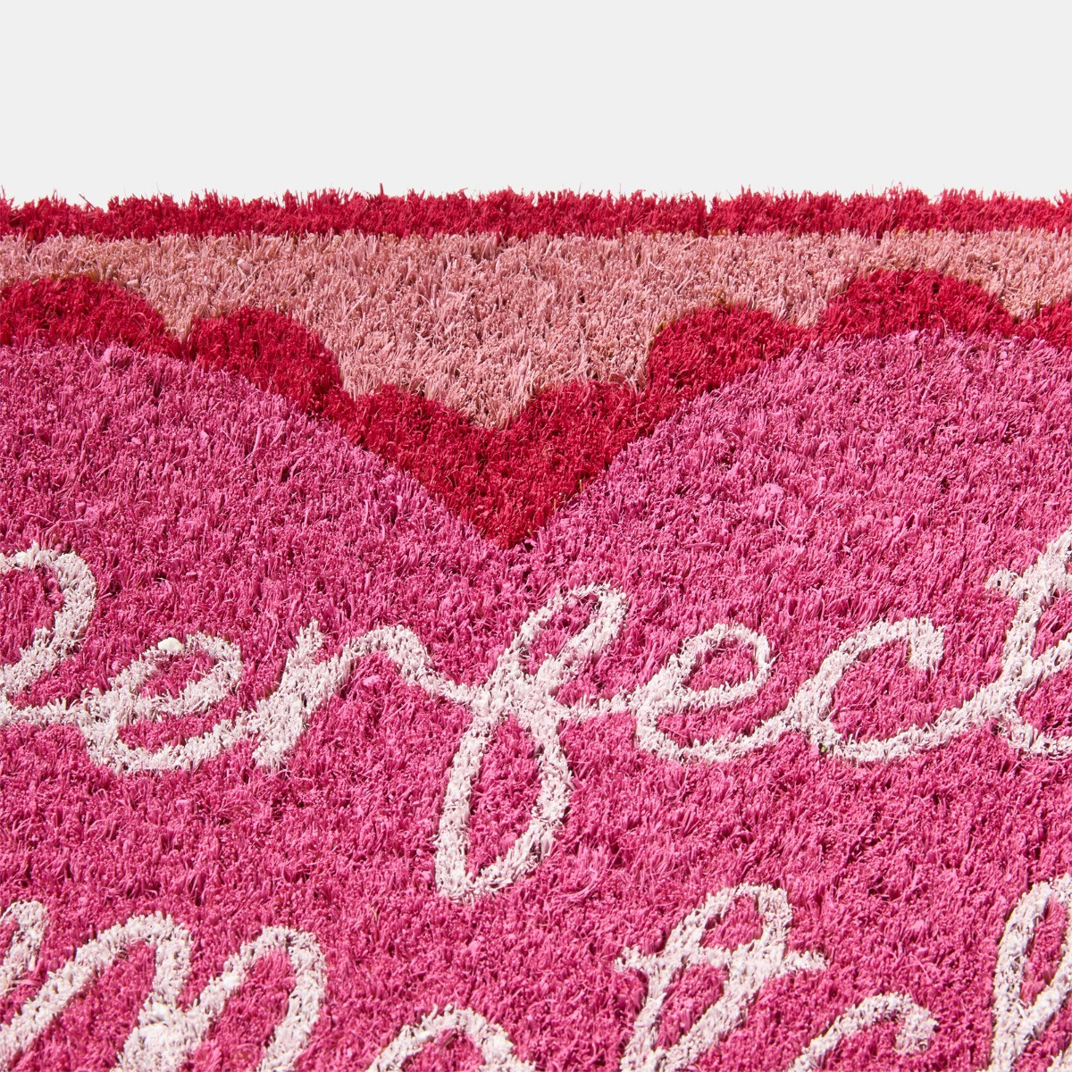 OHS Matchstick Print Coir Mat - Pink>