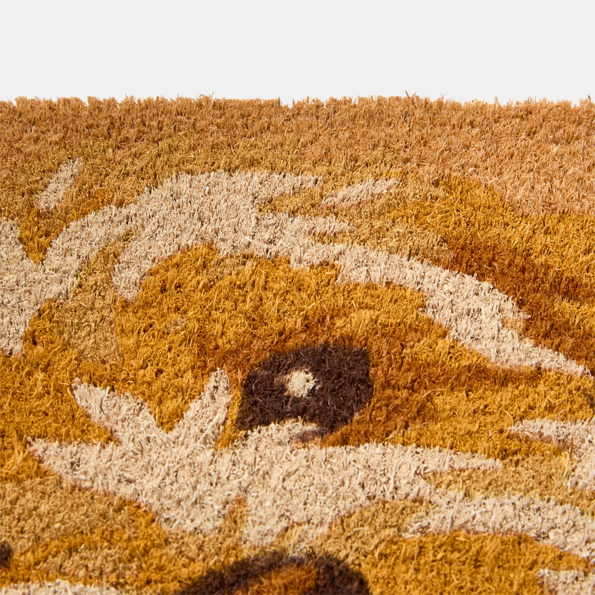 OHS Dog Print Coir Mat - Brown>