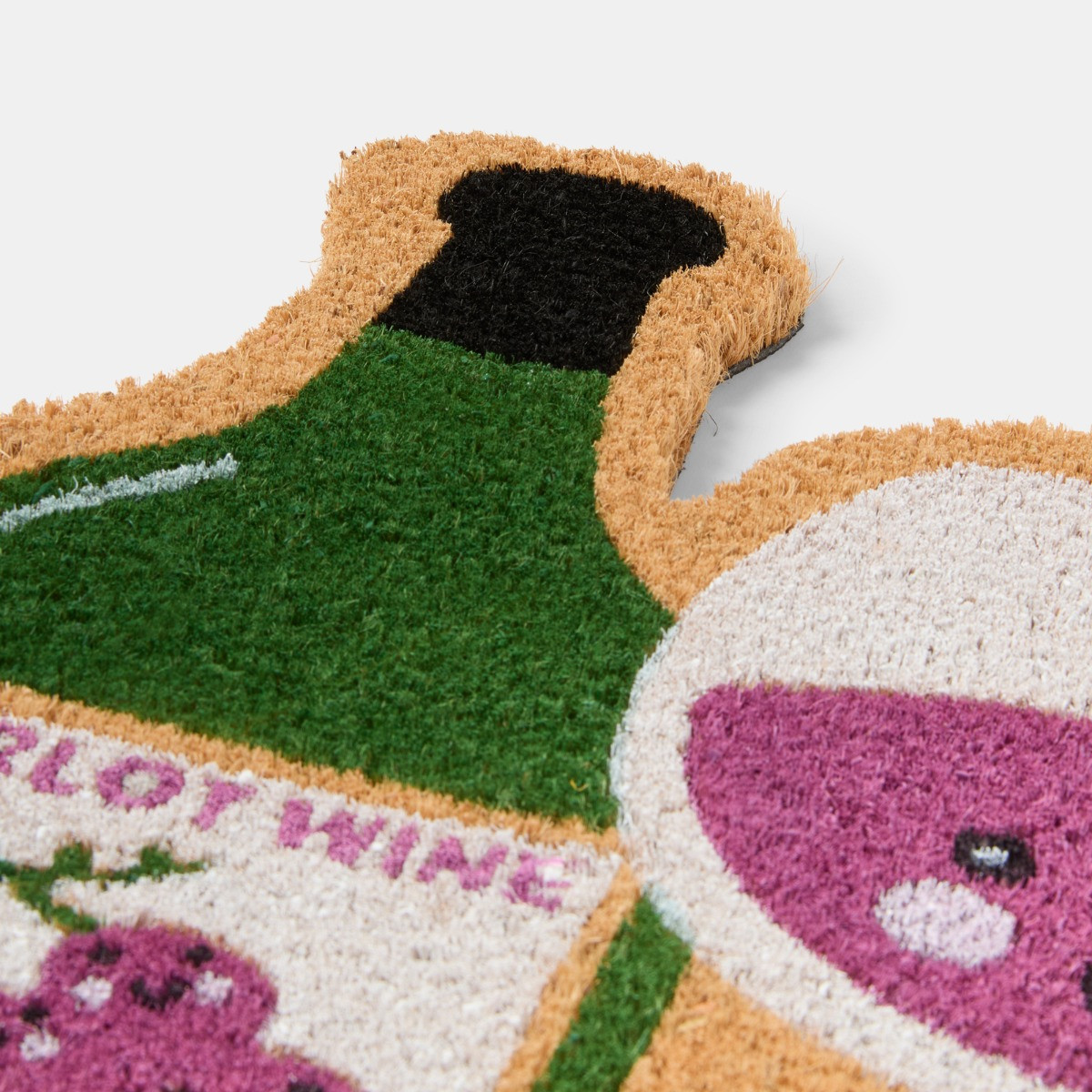 OHS Cheese & Wine Coir Mat - Multi>