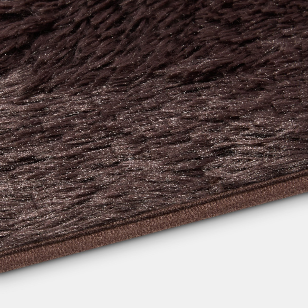 OHS Soft Fluffy Floor Rug - Chocolate>
