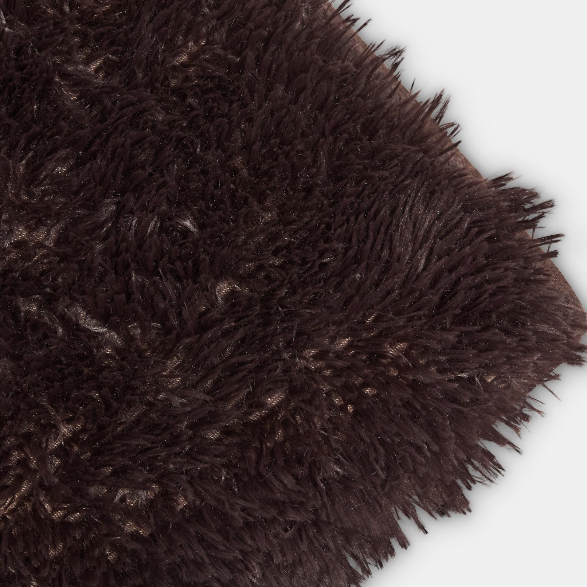 OHS Soft Fluffy Floor Rug - Chocolate>