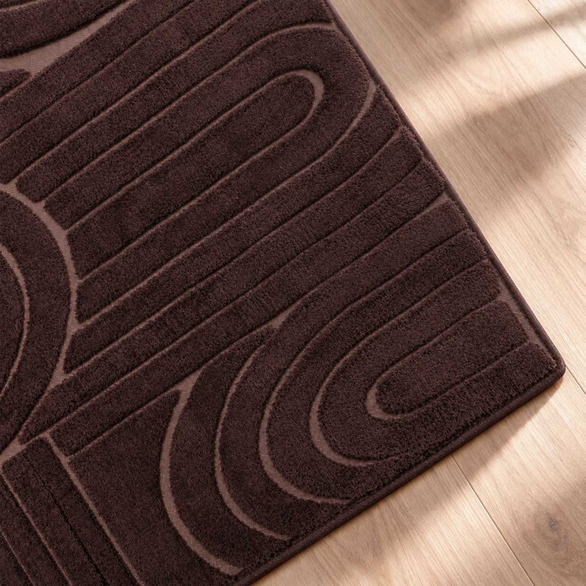 OHS Tufted Arches Rug - Coffee>