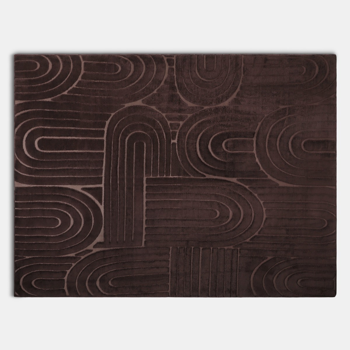 OHS Tufted Arches Rug - Coffee>