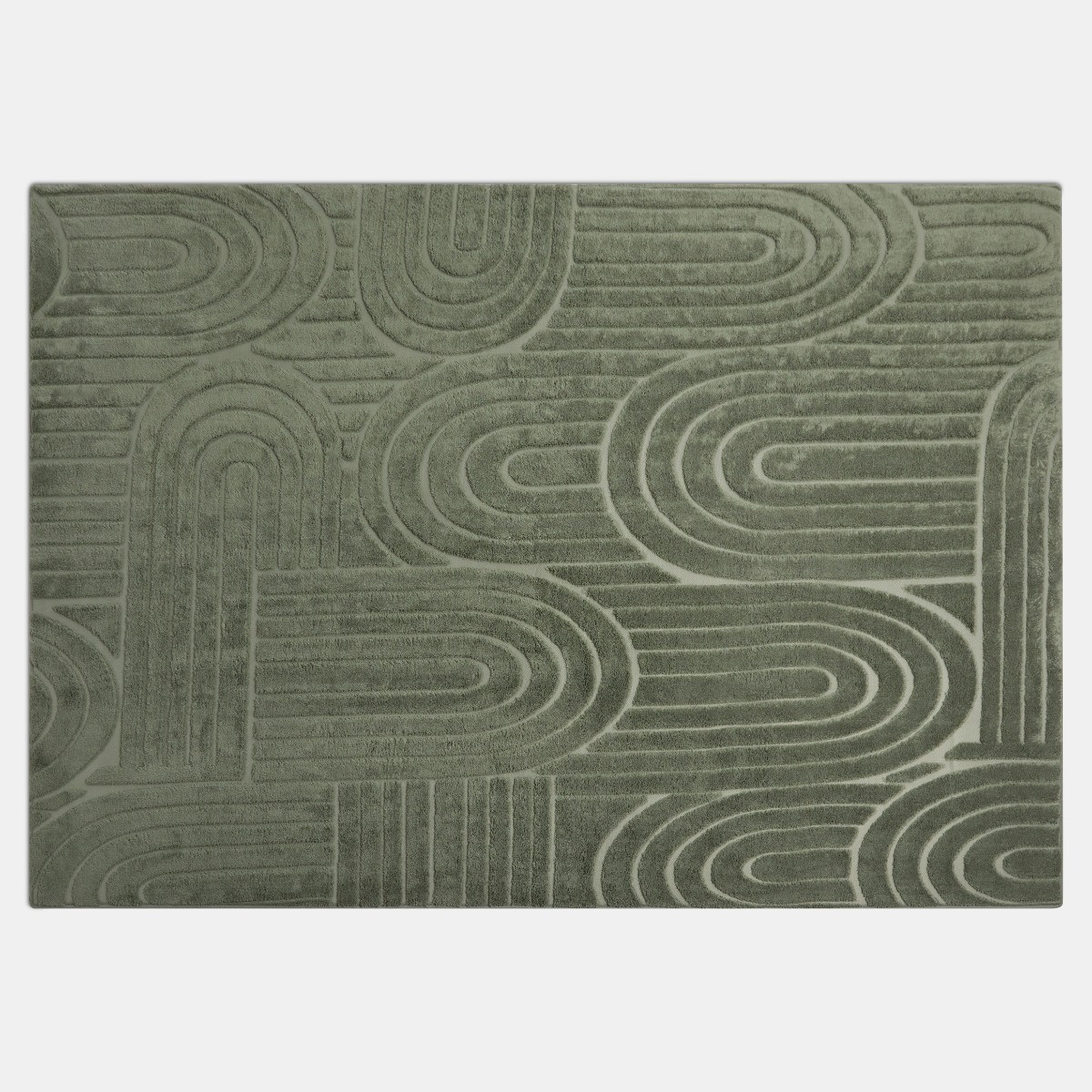OHS Tufted Arches Rug - Woodland Green>