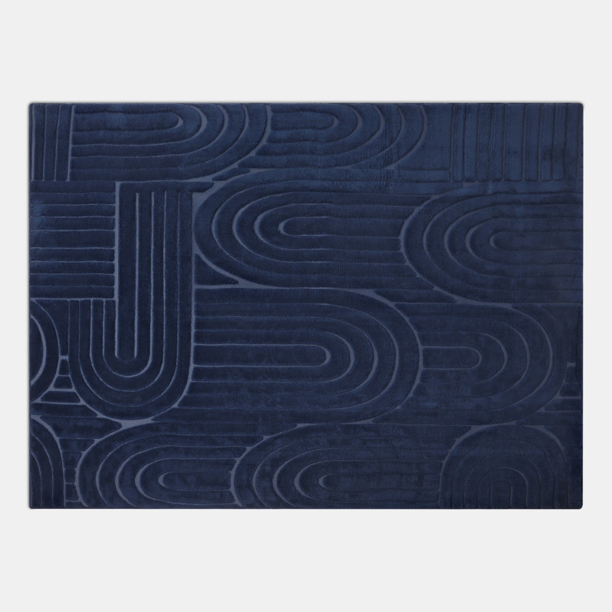 OHS Tufted Arches Rug - Navy>
