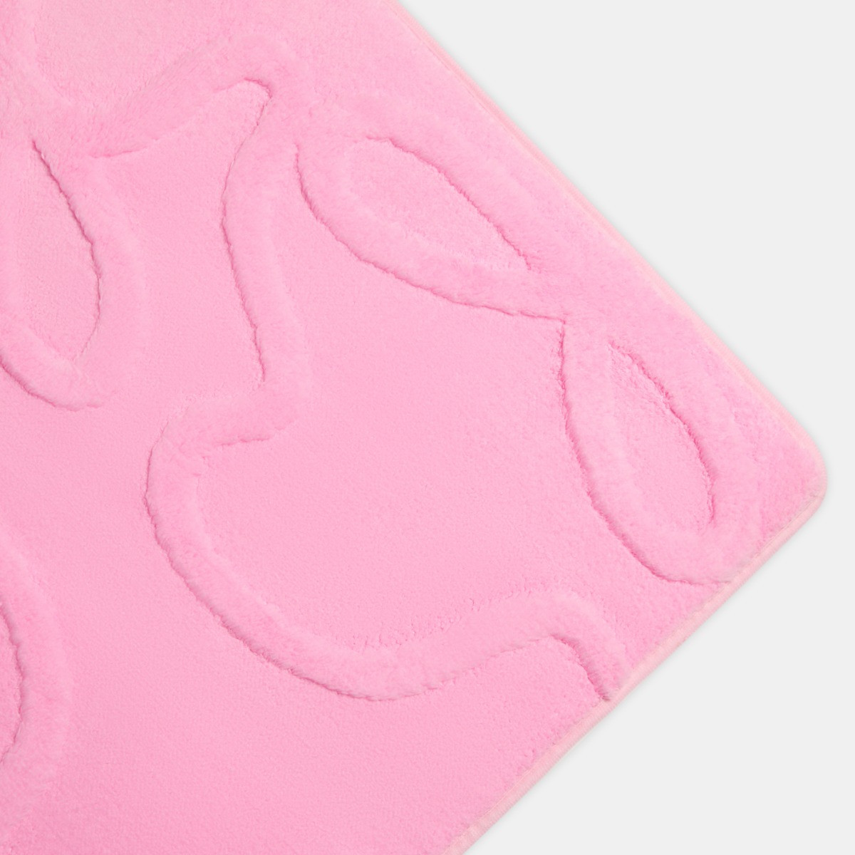 OHS Tufted Bows Rug - Pink>