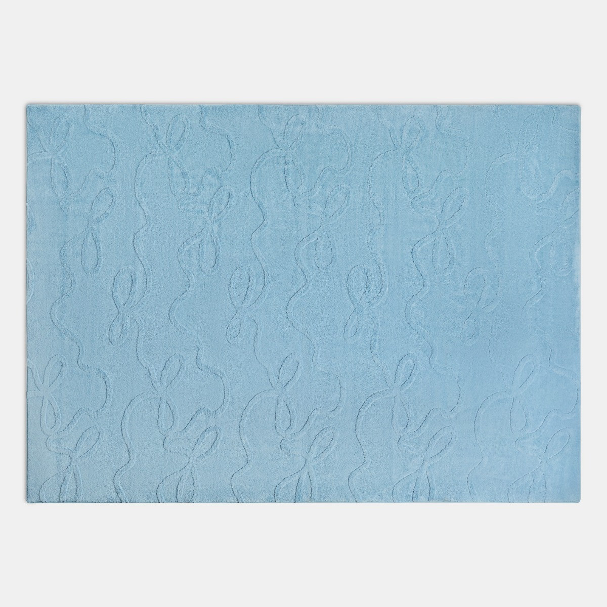 OHS Tufted Bows Rug - Dusky Blue>