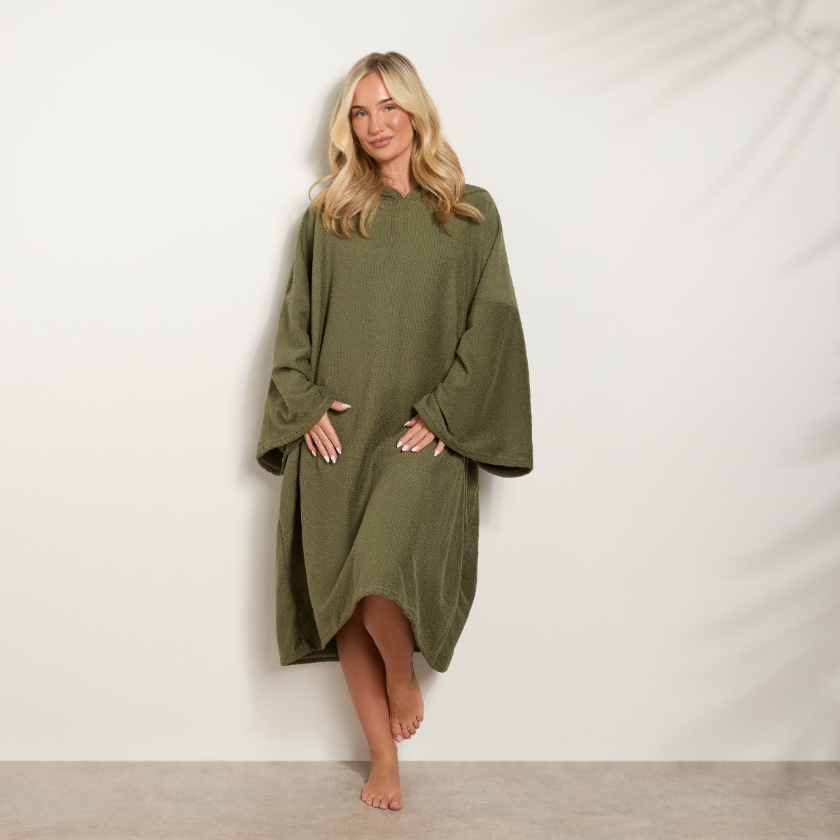 OHS Adult Towel Poncho - Khaki>