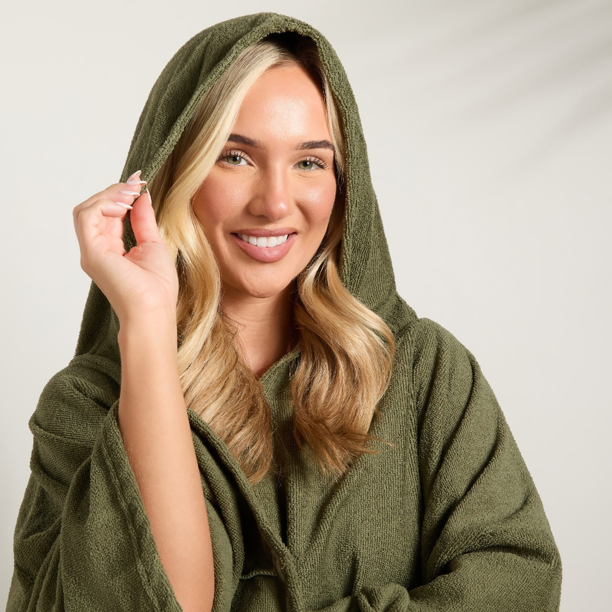 OHS Adult Towel Poncho - Khaki>