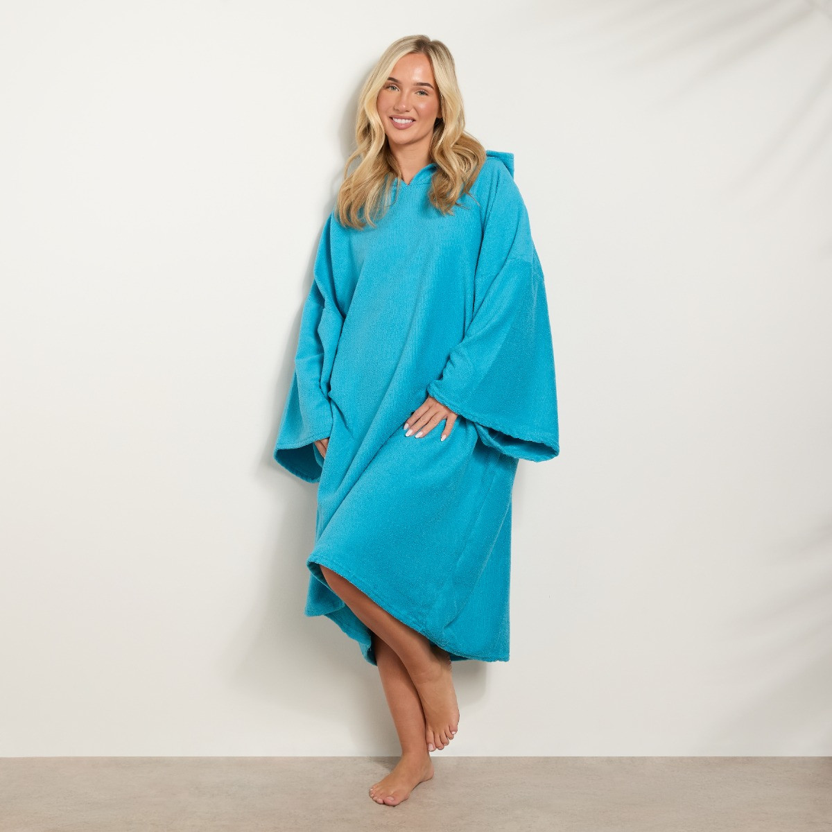 OHS Adult Towel Poncho - Sea Blue>