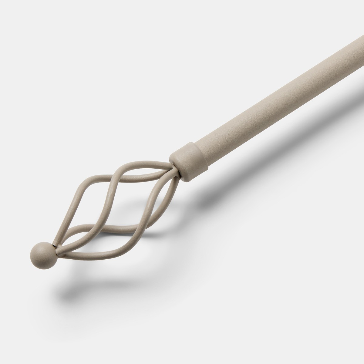OHS Extendable Twist Curtain Pole - Natural>