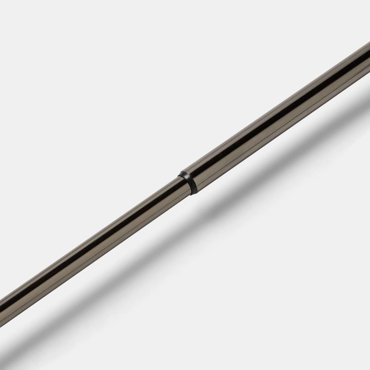 OHS Extendable Twist Curtain Pole - Gunmetal>