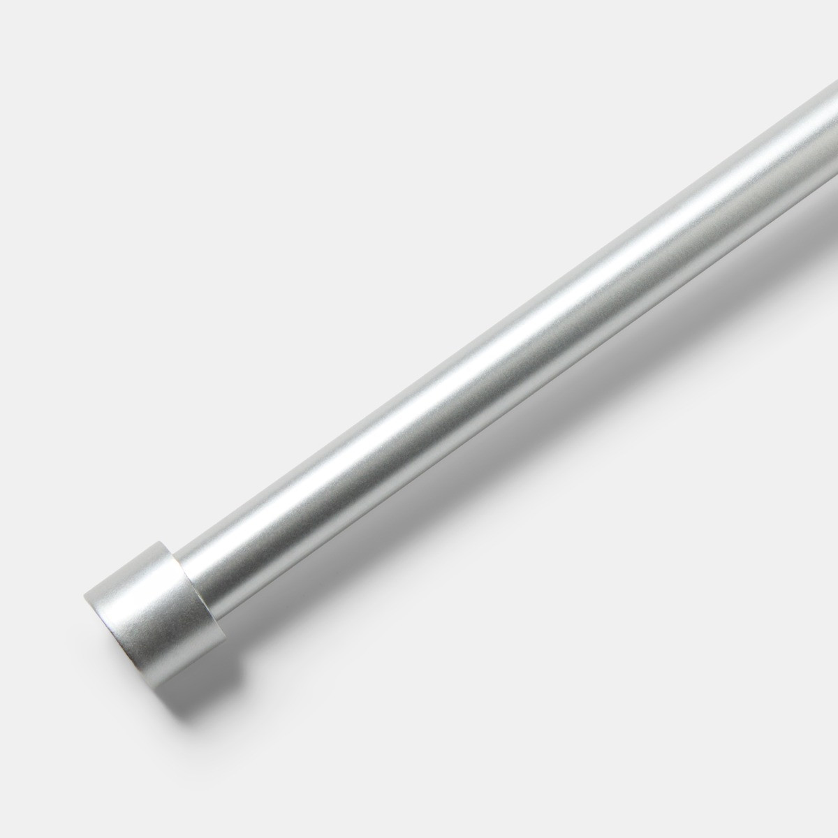 OHS Extendable Stopper Curtain Pole - Silver>