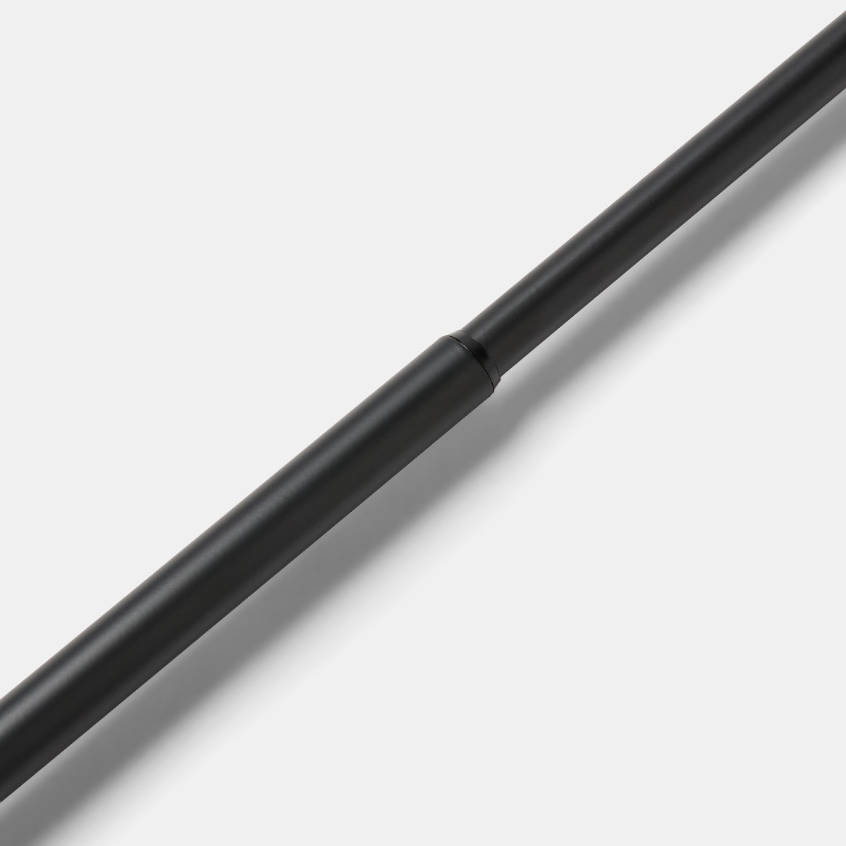 OHS Extendable Stopper Curtain Pole - Black>