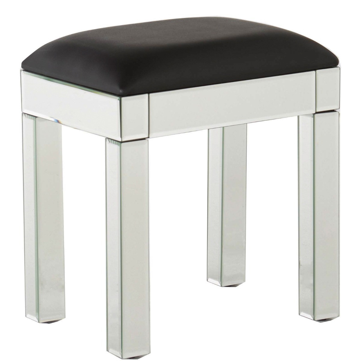 Venetian Mirrored Stool>