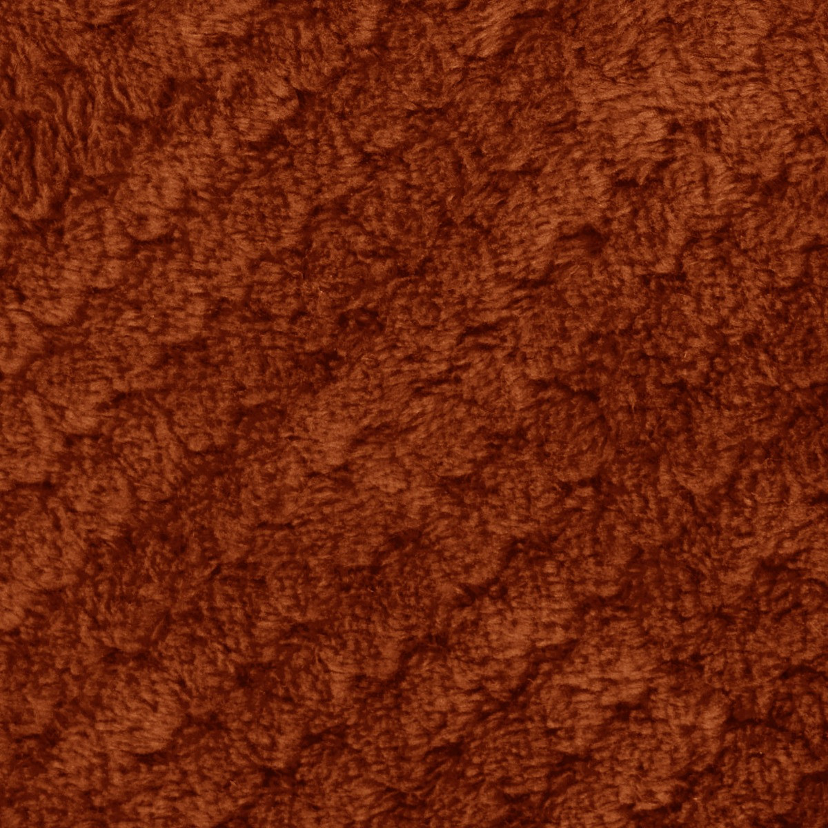 OHS Waffle Fleece Throw, Burnt Orange - 150 x 200cm>