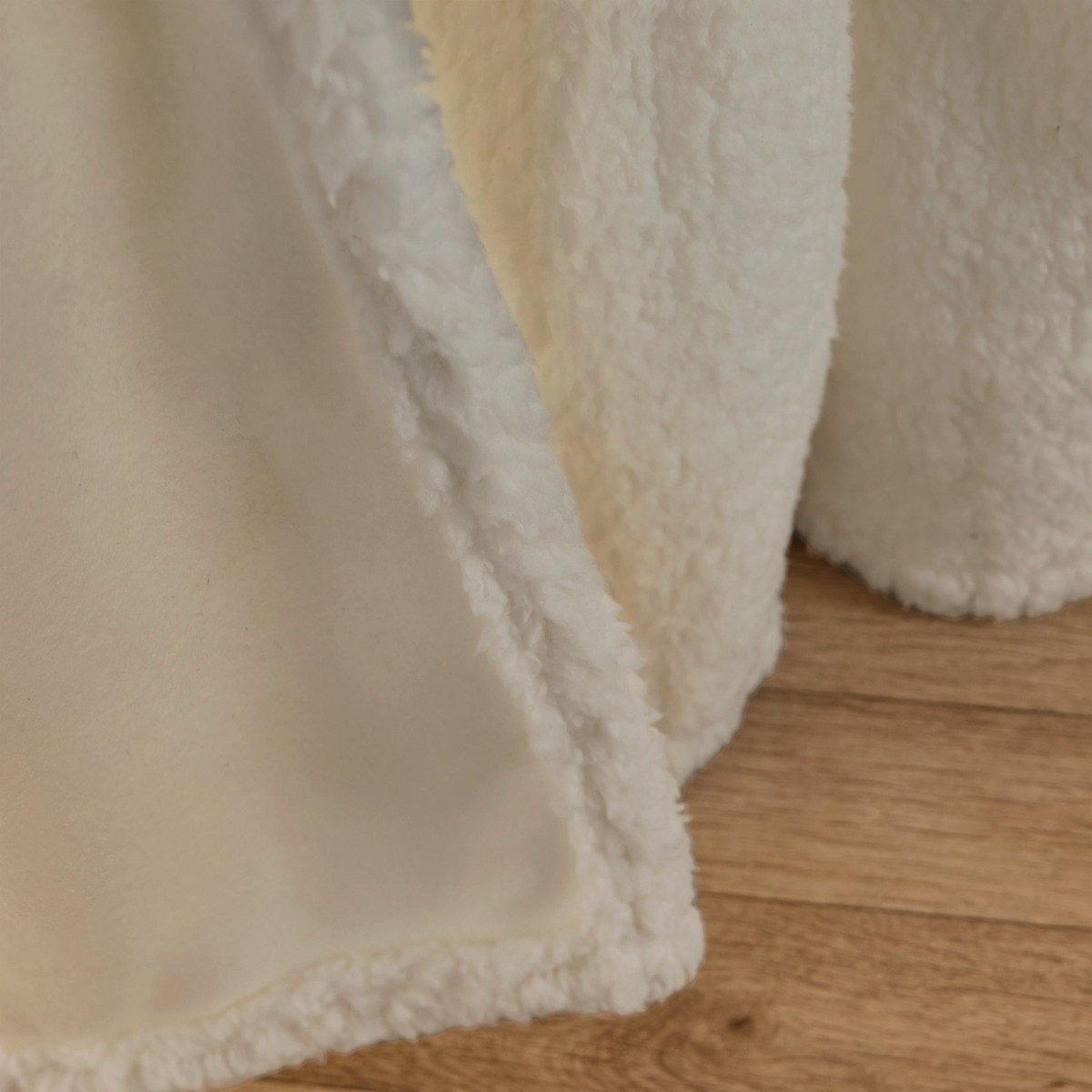 OHS Teddy Thermal Curtains, Cream - 66 x 72">