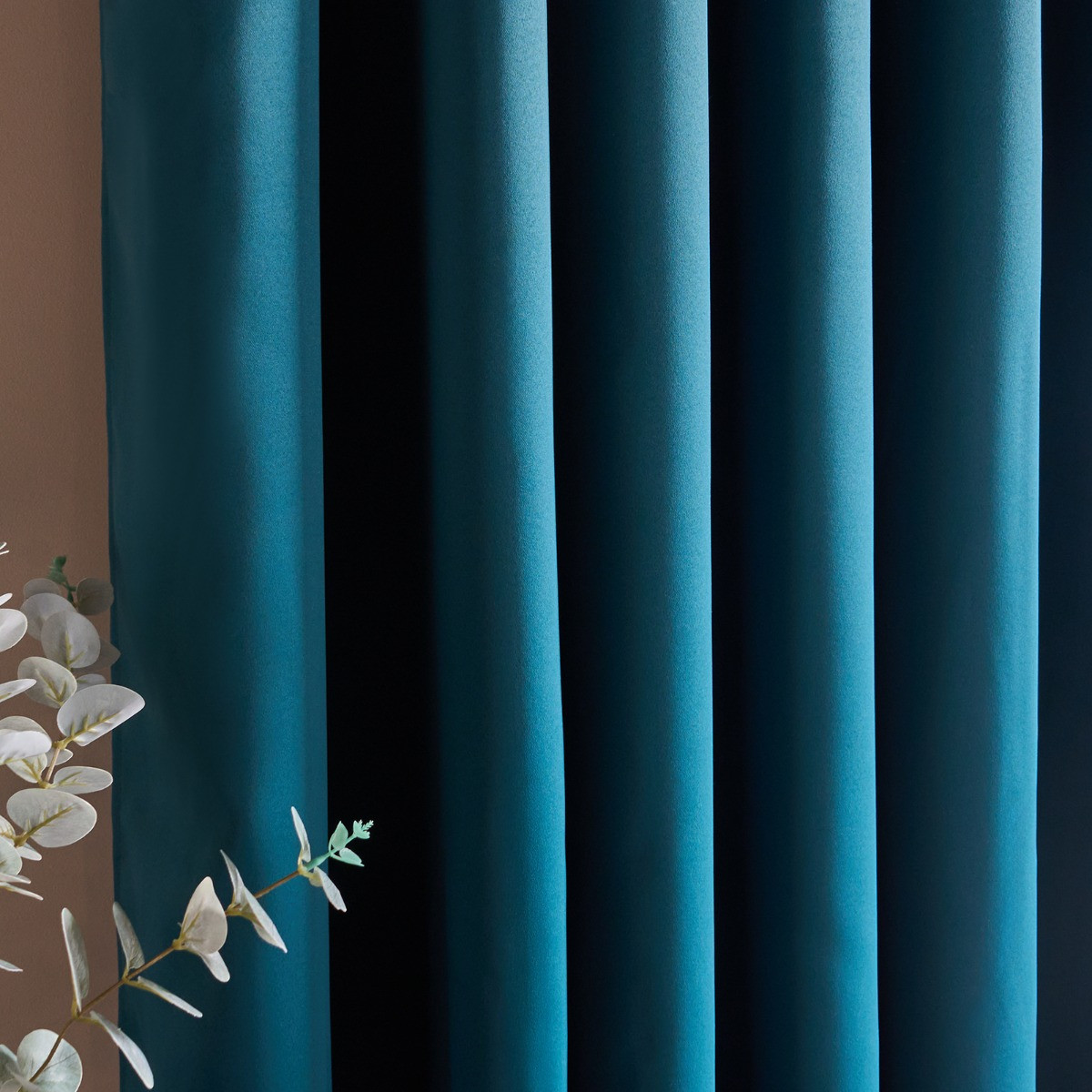 OHS Eyelet Blackout Curtains, Teal - 66 x 54">