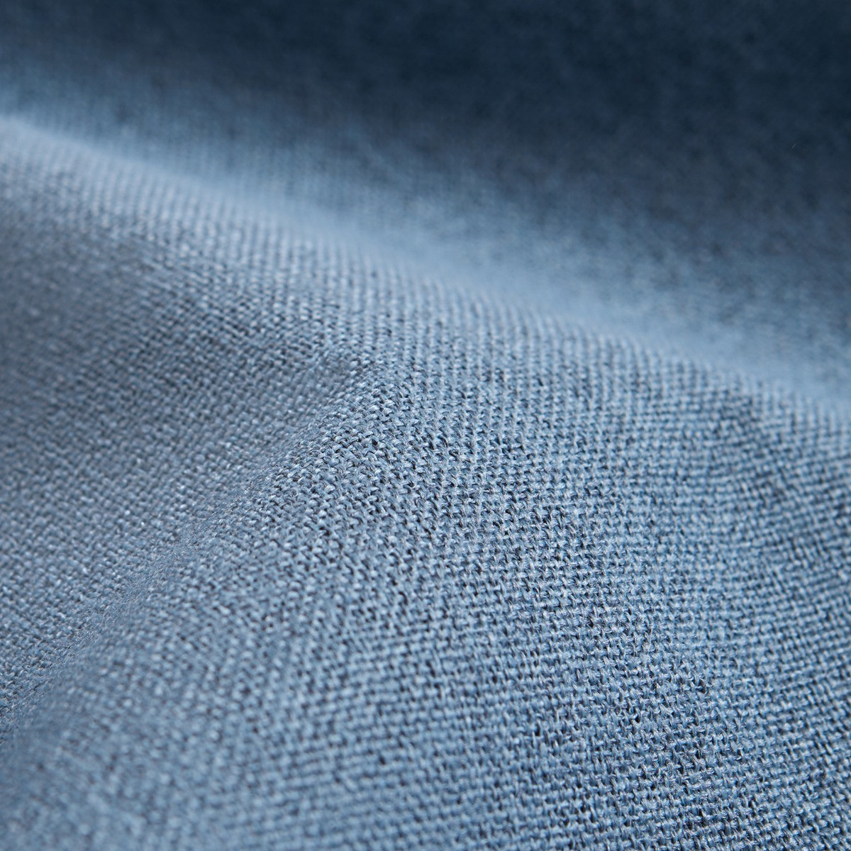 OHS Woven Texture Eyelet Ultra Blackout Curtains, Blue - 66 x 72">