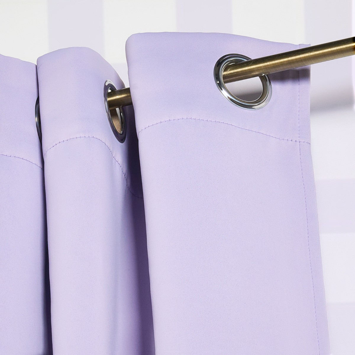 OHS Eyelet Blackout Curtains - Lilac>