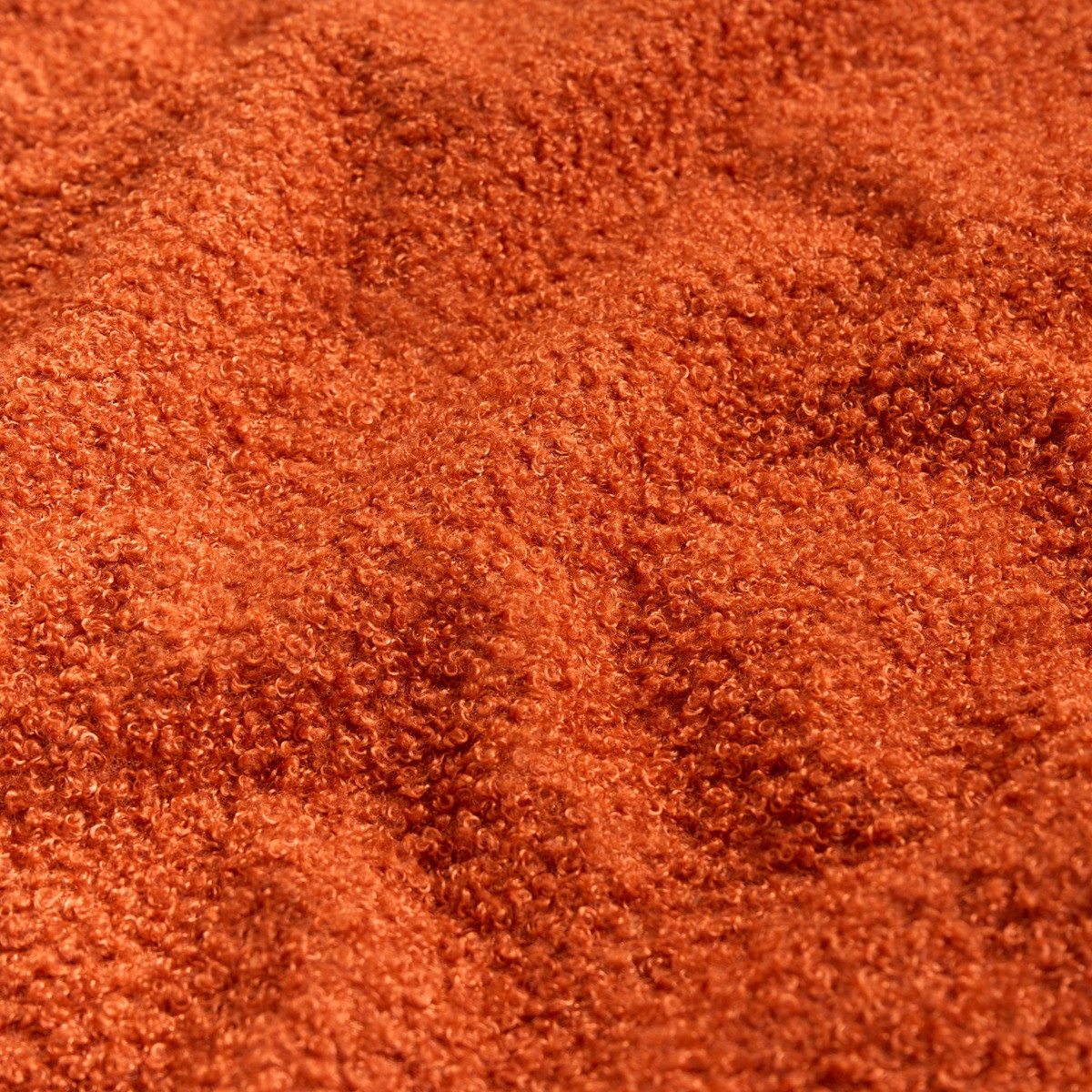 OHS Bouclé Eyelet Blackout Curtains - Rust>