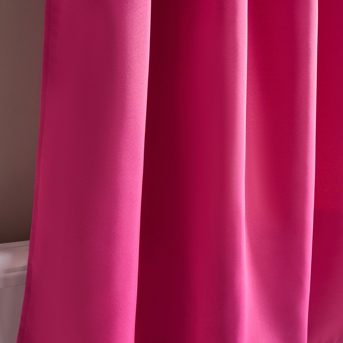 OHS Eyelet Blackout Curtains - Pink>
