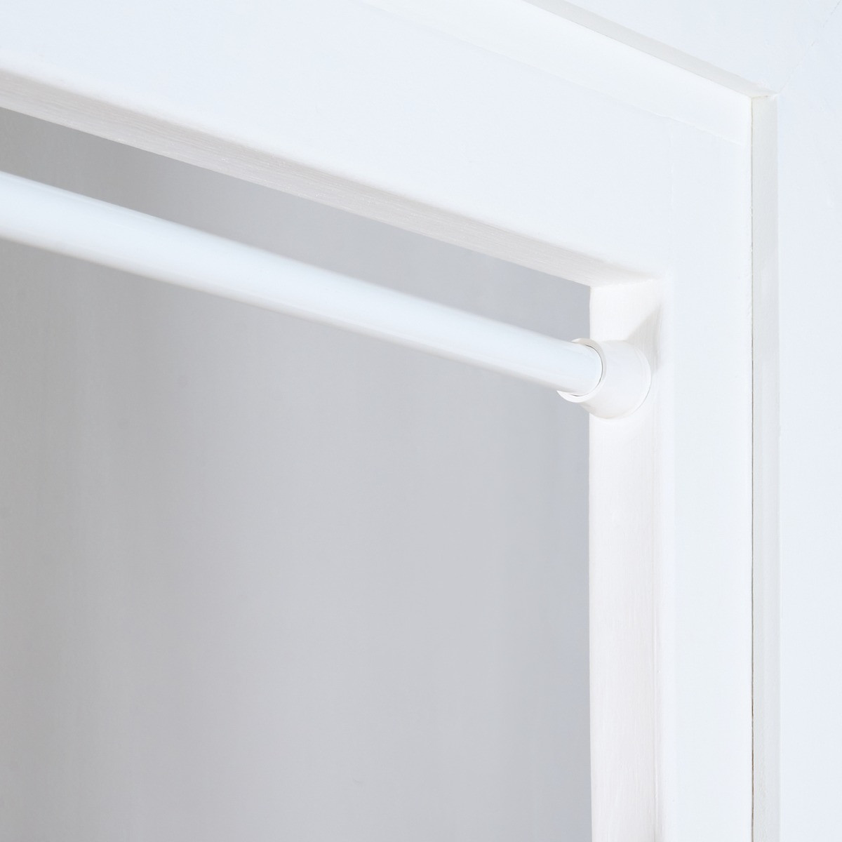 OHS Extendable Tension Curtain Pole - White>