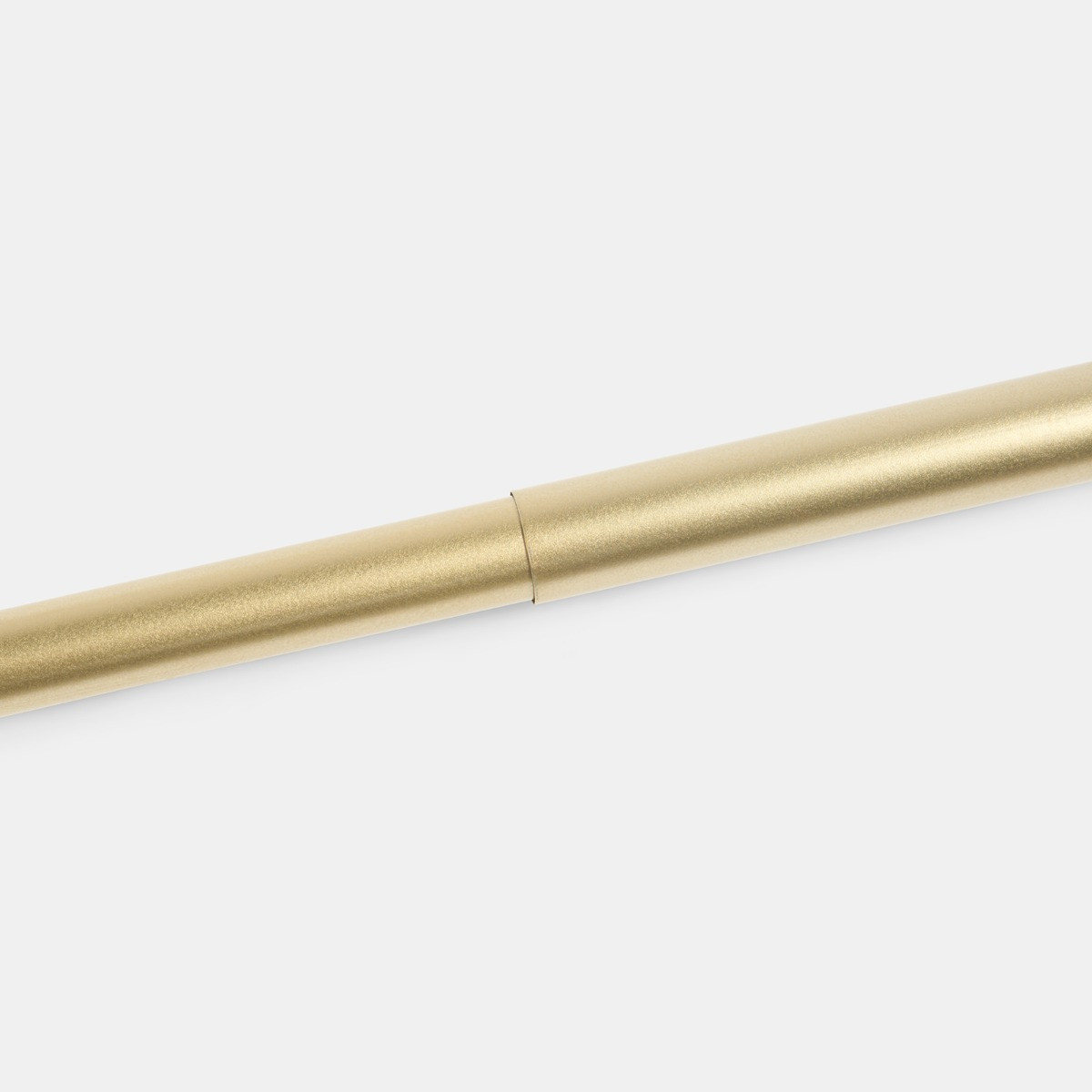 OHS 28mm Extendable Ball Curtain Pole, Brushed Gold - 120-220cm>
