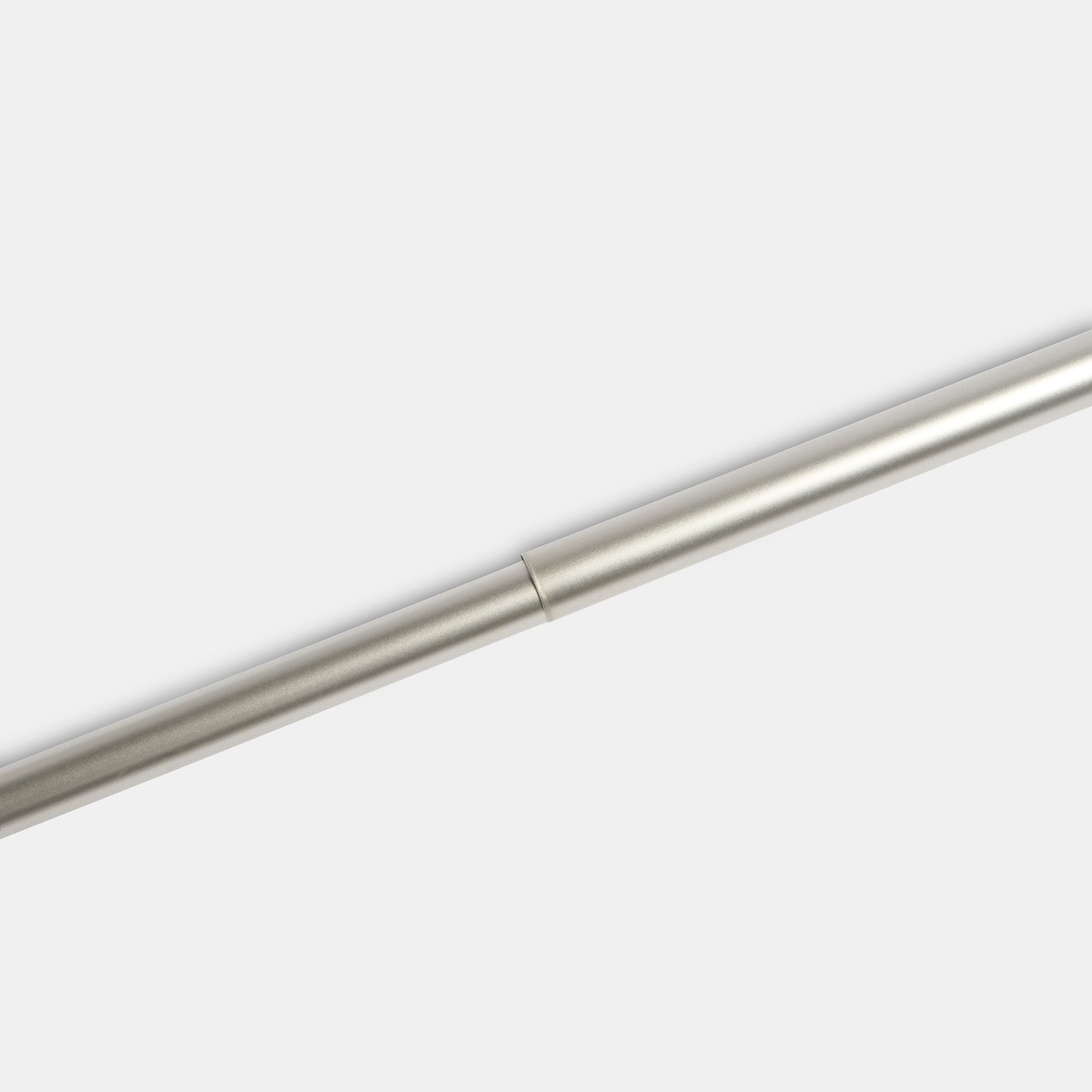 OHS 28mm Extendable Trumpet Curtain Pole, Silver - 120-220cm>