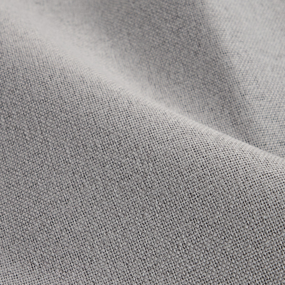 OHS Woven Texture Eyelet Blackout Curtains, Silver - 90 x 90in>