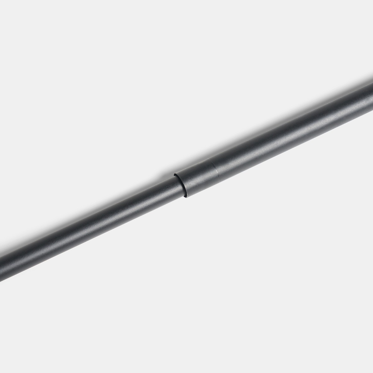 OHS 16mm Extendable Bow Curtain Pole, Black - 70-120cm>
