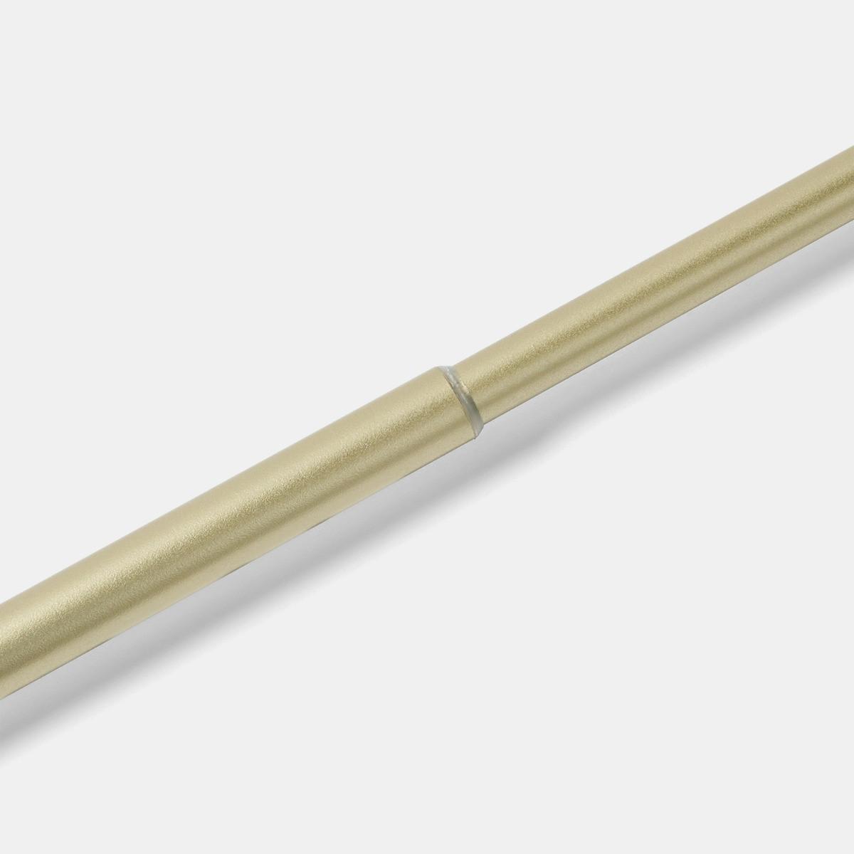 OHS 16mm Extendable Bow Curtain Pole, Brushed Gold - 70-120cm>