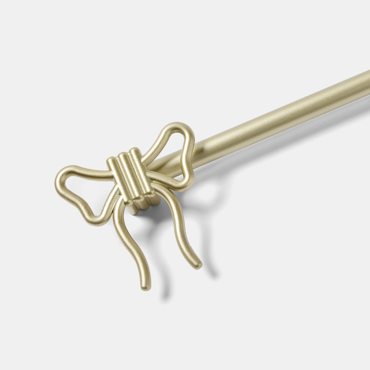 OHS Extendable Bow Curtain Pole - Brushed Gold>