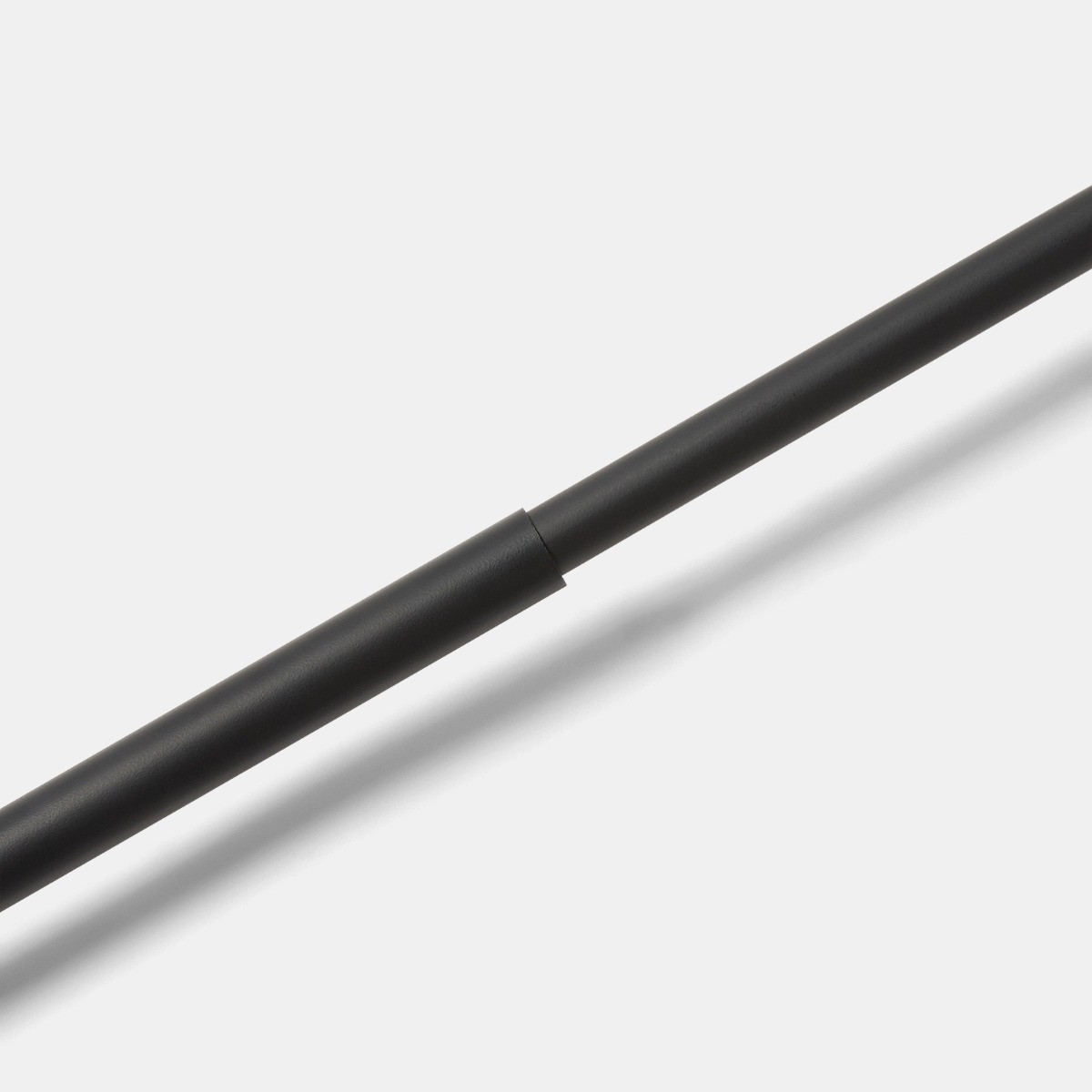 OHS Extendable Crystal Ball Curtain Pole - Black>