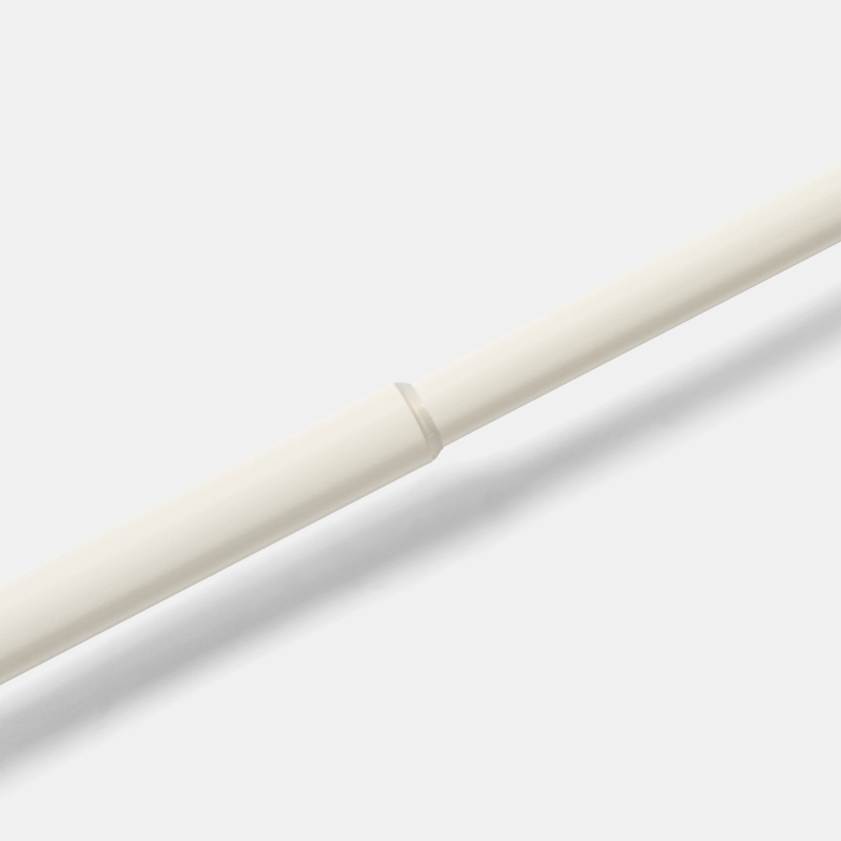 OHS Extendable Crystal Ball Curtain Pole - Cream>