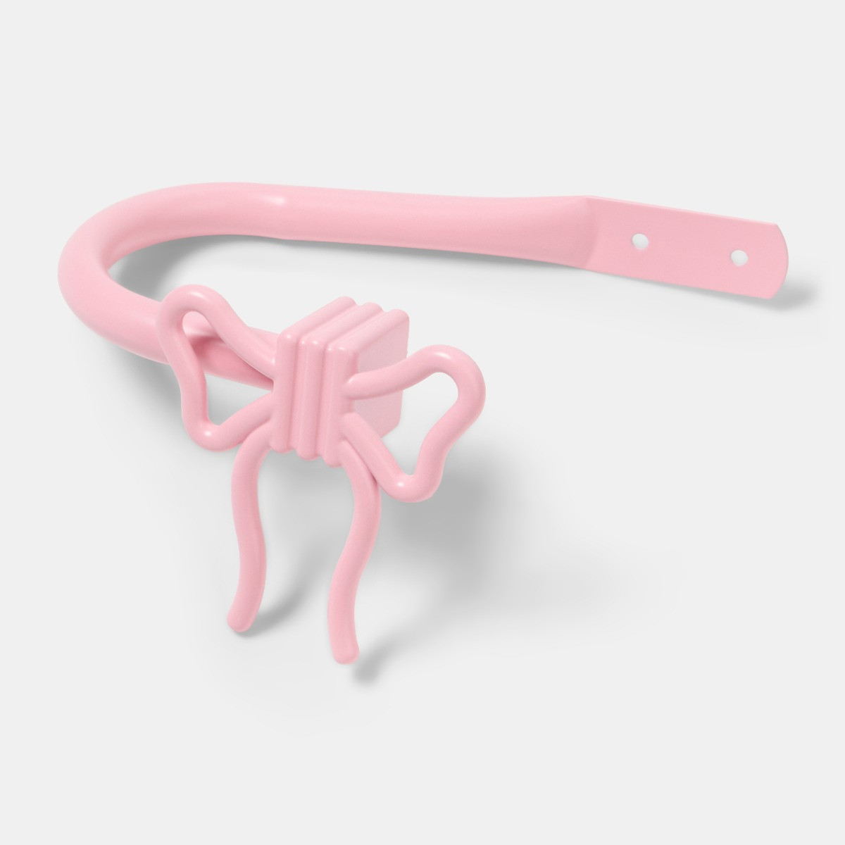 OHS 2 Pack Bow Curtain Rod Tie Backs - Pink>