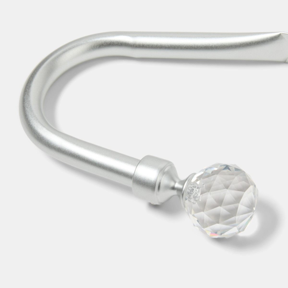 OHS 2 Pack Crystal Ball Curtain Rod Tie Backs - Silver>
