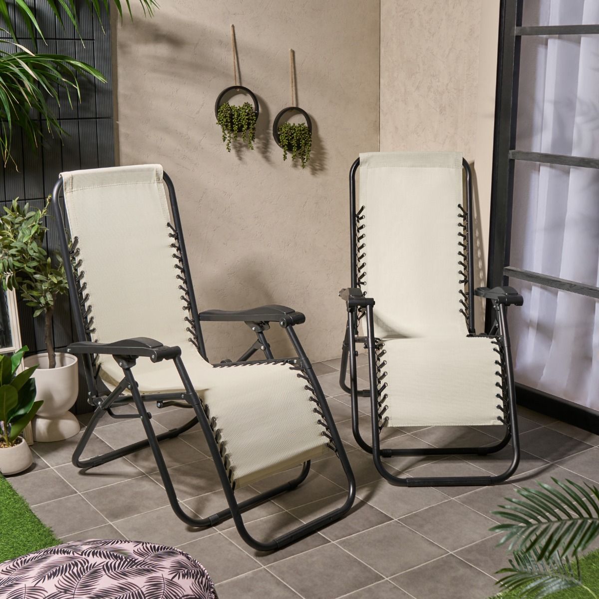 Sun Lounger Zero Gravity Lounger Pair Furniture Argos Home Zero