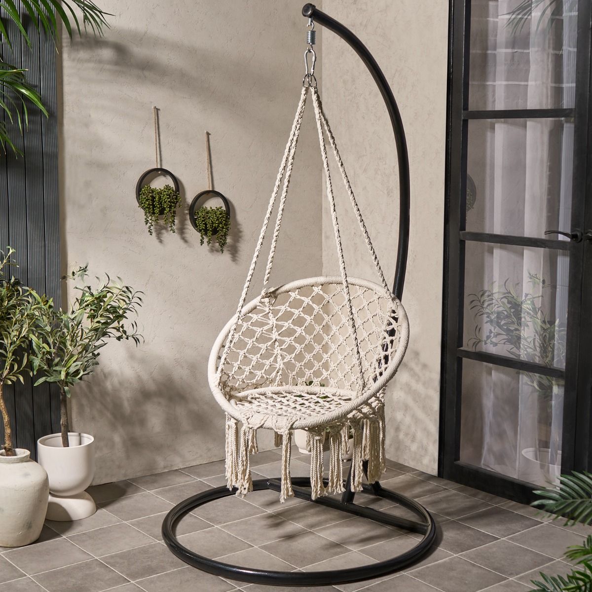 Net Pattern Macrame Hammock Chair Pattern Buy Parrot Green 33 Inch