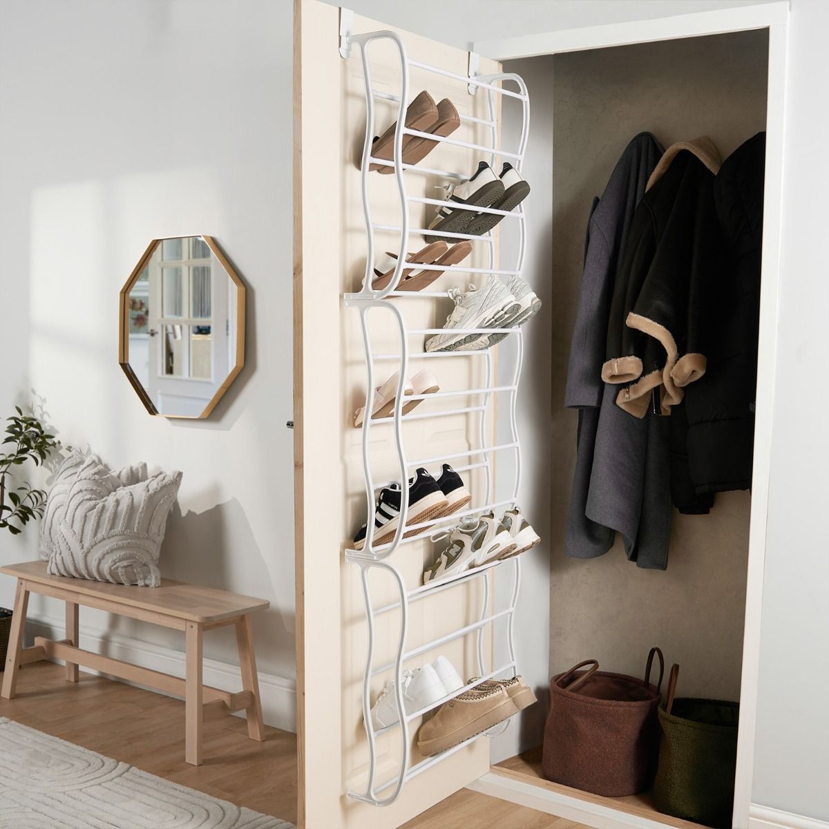 shoe bag rack