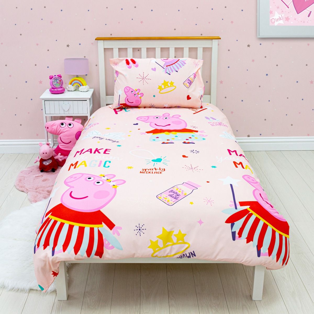 Peppa Pig Christmas Christmas Bedding For Cot Bed Peppa Pig Santa