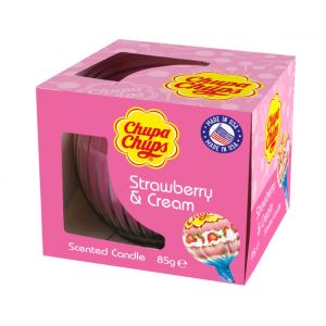 Chupa Chups Boxed Candle - Strawberry & Cream