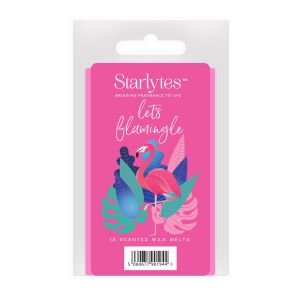 Starlytes Wax Melts 12 Pack - Lets Flamingle