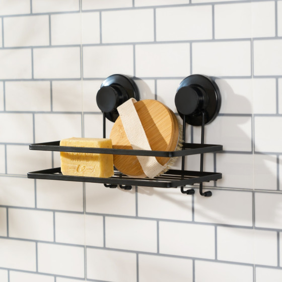 OHS Suction Shower Caddy - Black