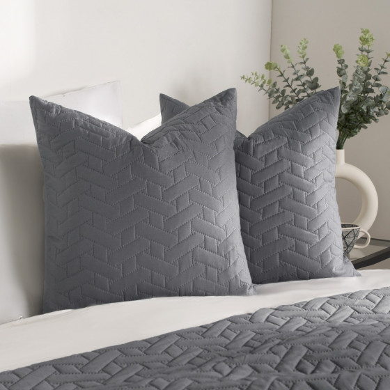 OHS Pinsonic Cushion Covers - Charcoal
