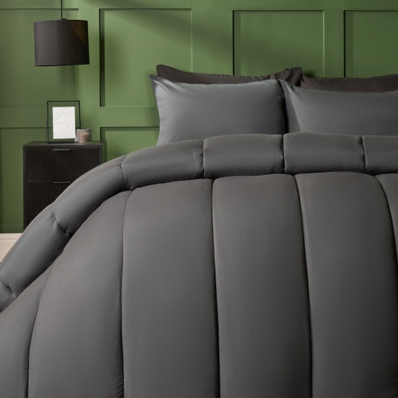 OHS Coverless 10.5 Tog Duvet Set - Grey